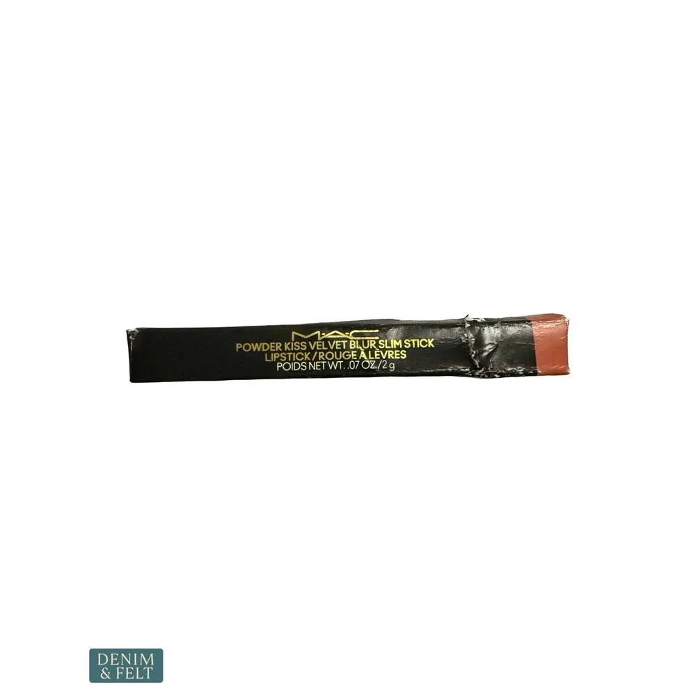 MAC‎ Powder Kiss Velvet Blur Slim Lipstick Mull It Over 891 Matte Hydrating NEW
